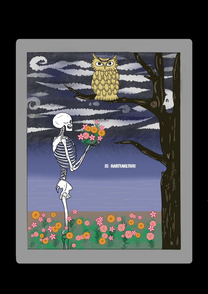 Digital Illustration “Dead inside”