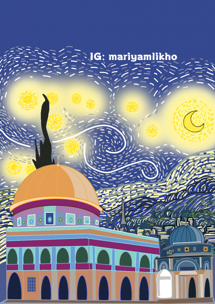 Digital Illustration “Starry Palestine”