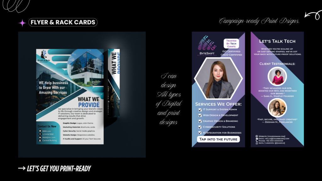 Flyer & Rack Cards