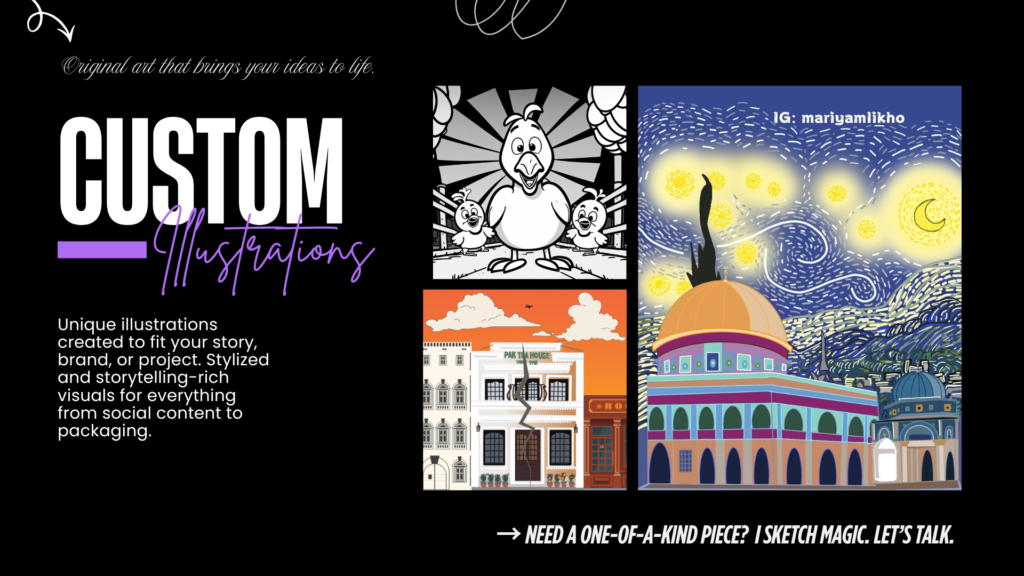 Custom Illustrations and Vector Art